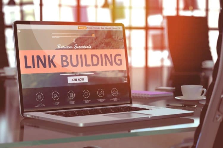 An image representing indirect advertising or indirect marketing through link building.